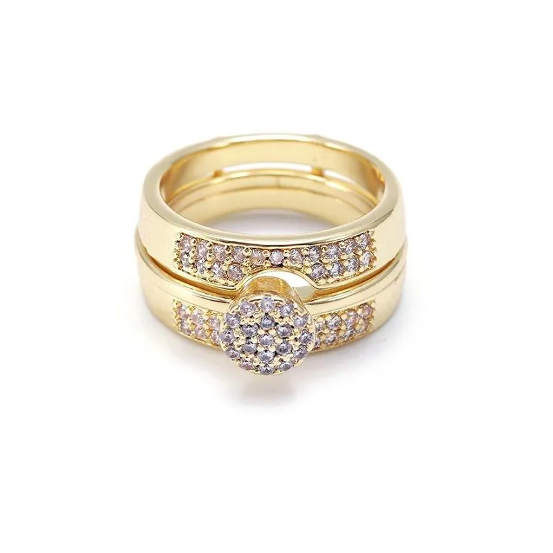 Stórkostlegt staflað hringasett