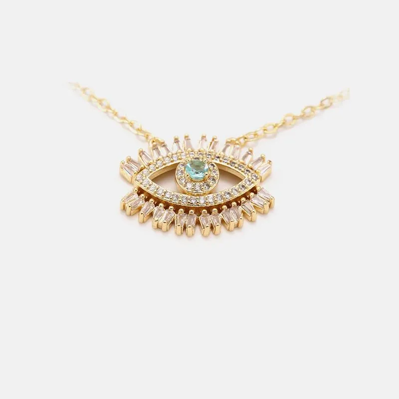 Evil Eye hengiskraut úr gleri