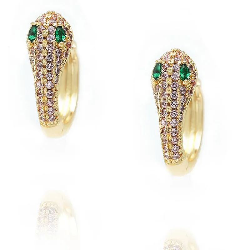 Huggie Snake Animal Eyrnalokkar