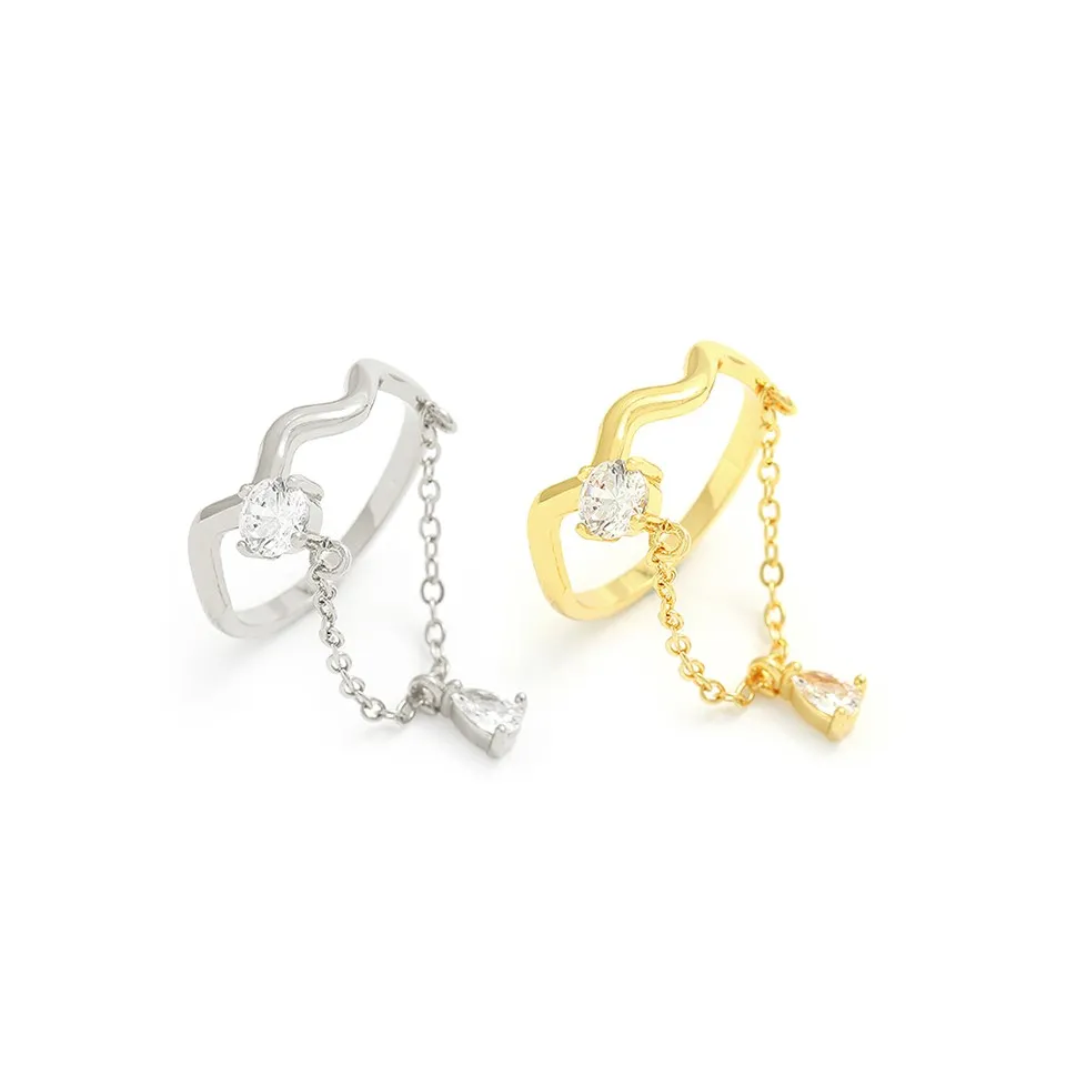 Ný tíska Cz Ring Women