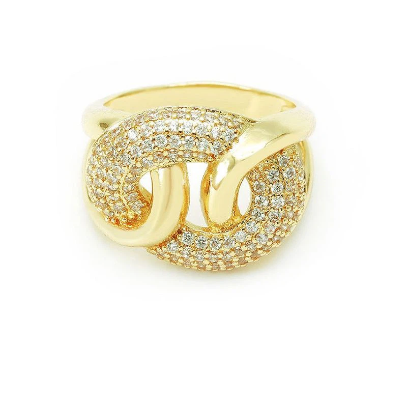 Pave Cz silfurhringur fyrir konur