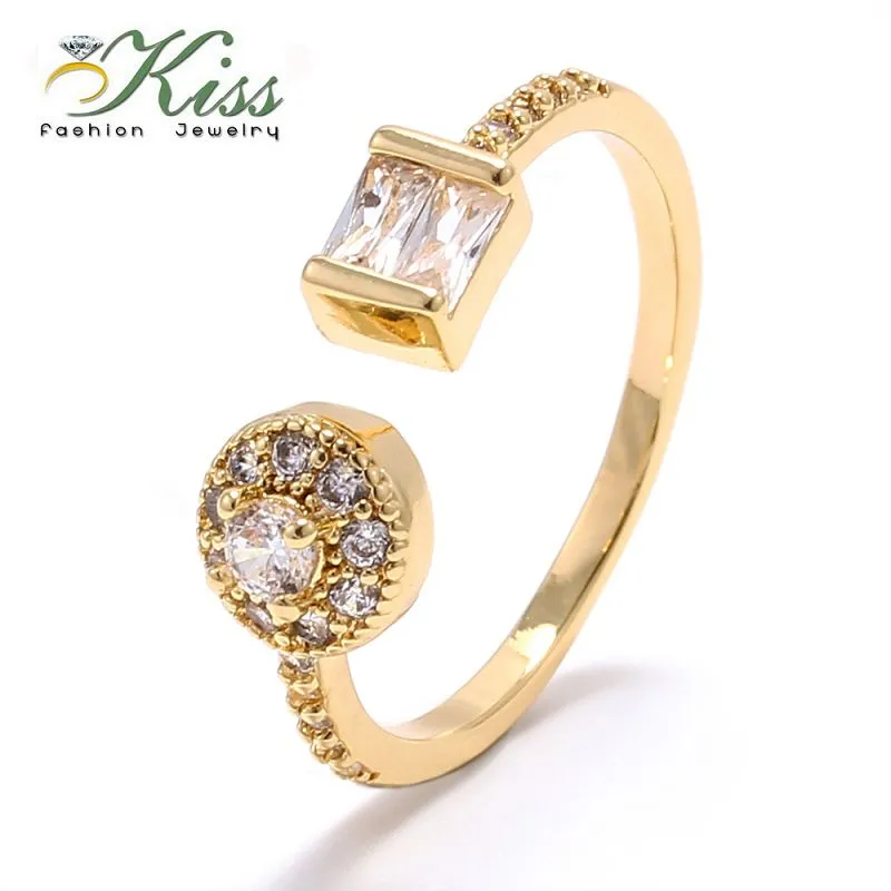 Ródínhúðaður vintage stillanlegur hringur